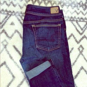 American Eagle skinny crop jeans